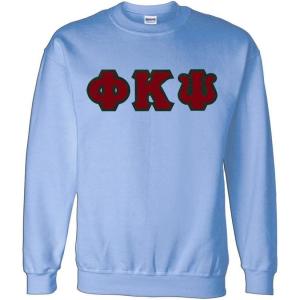 Phi Kappa Psi Lettered Crewneck(Light Blue)