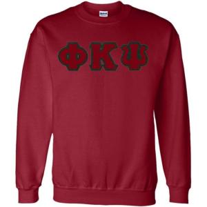 Phi Kappa Psi Lettered Crewneck(Maroon)