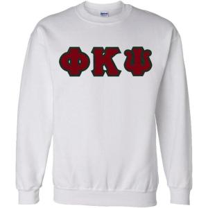 Phi Kappa Psi Lettered Crewneck(White)