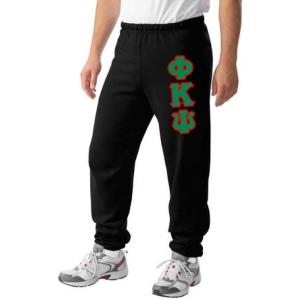 Phi Kappa Psi Lettered Sweatpants(Black)