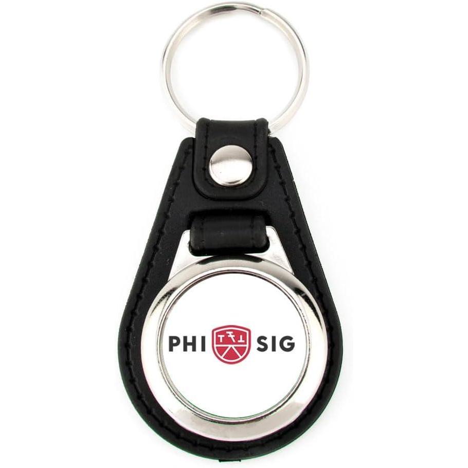 imageGreekgear Phi Sigma Kappa Leatherette Teardrop Key Chain