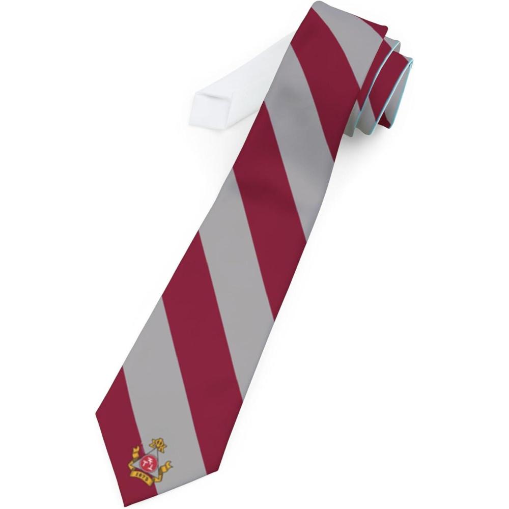 imageGreekgear Phi Sigma Kappa Striped Necktie