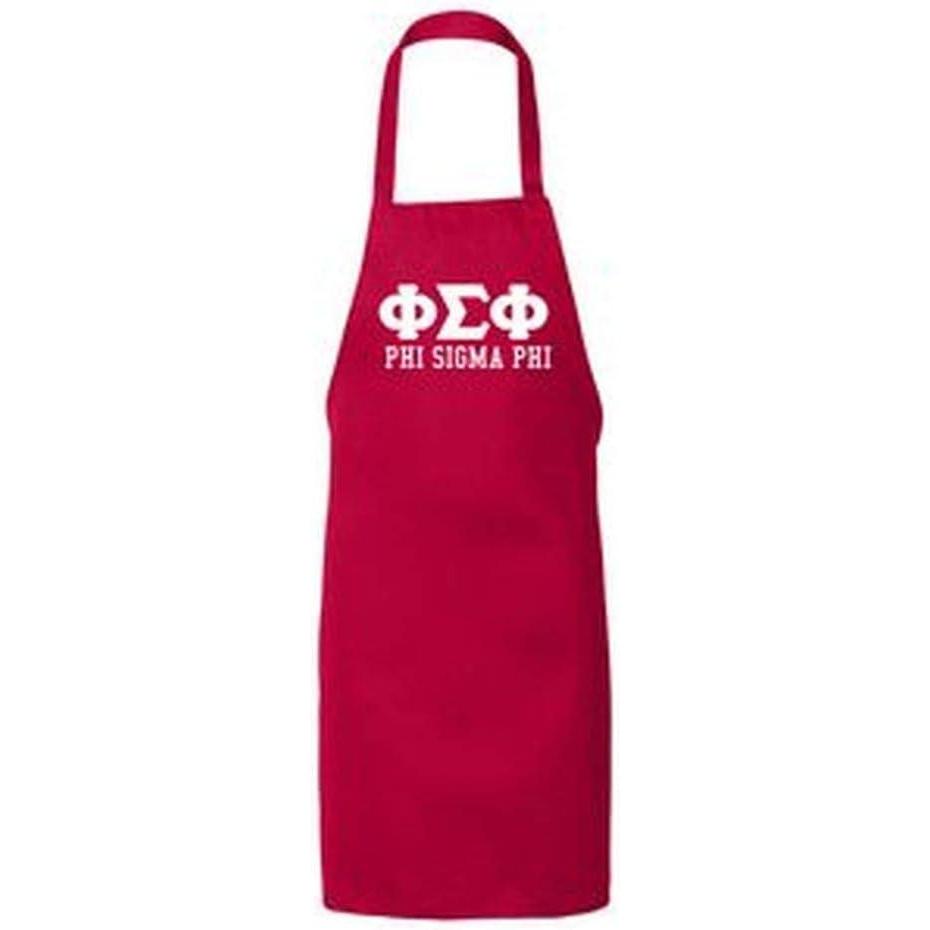 imageGreekgear Phi Sigma Phi Large Apron Red