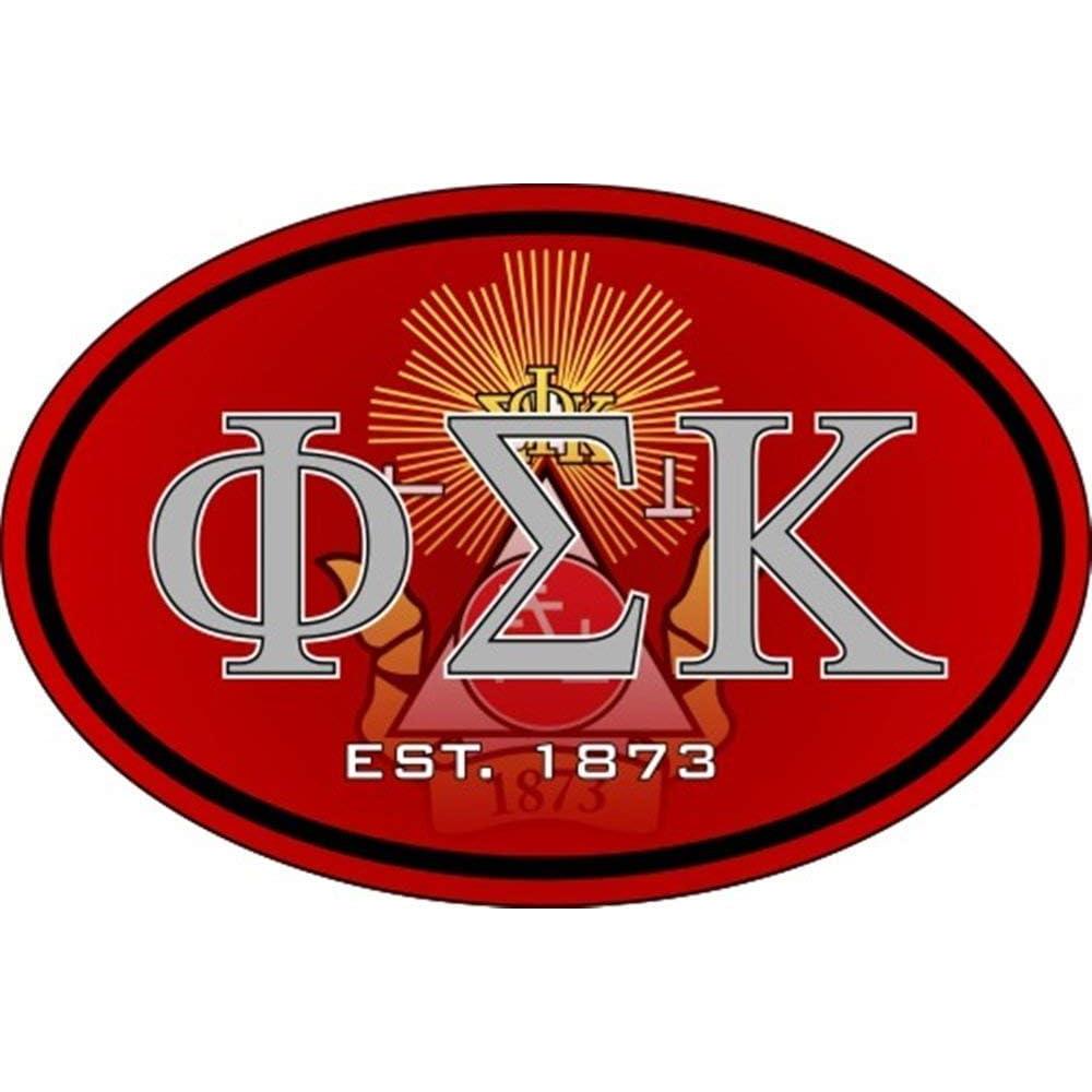 imagePhi Sigma Kappa Color Oval Decal