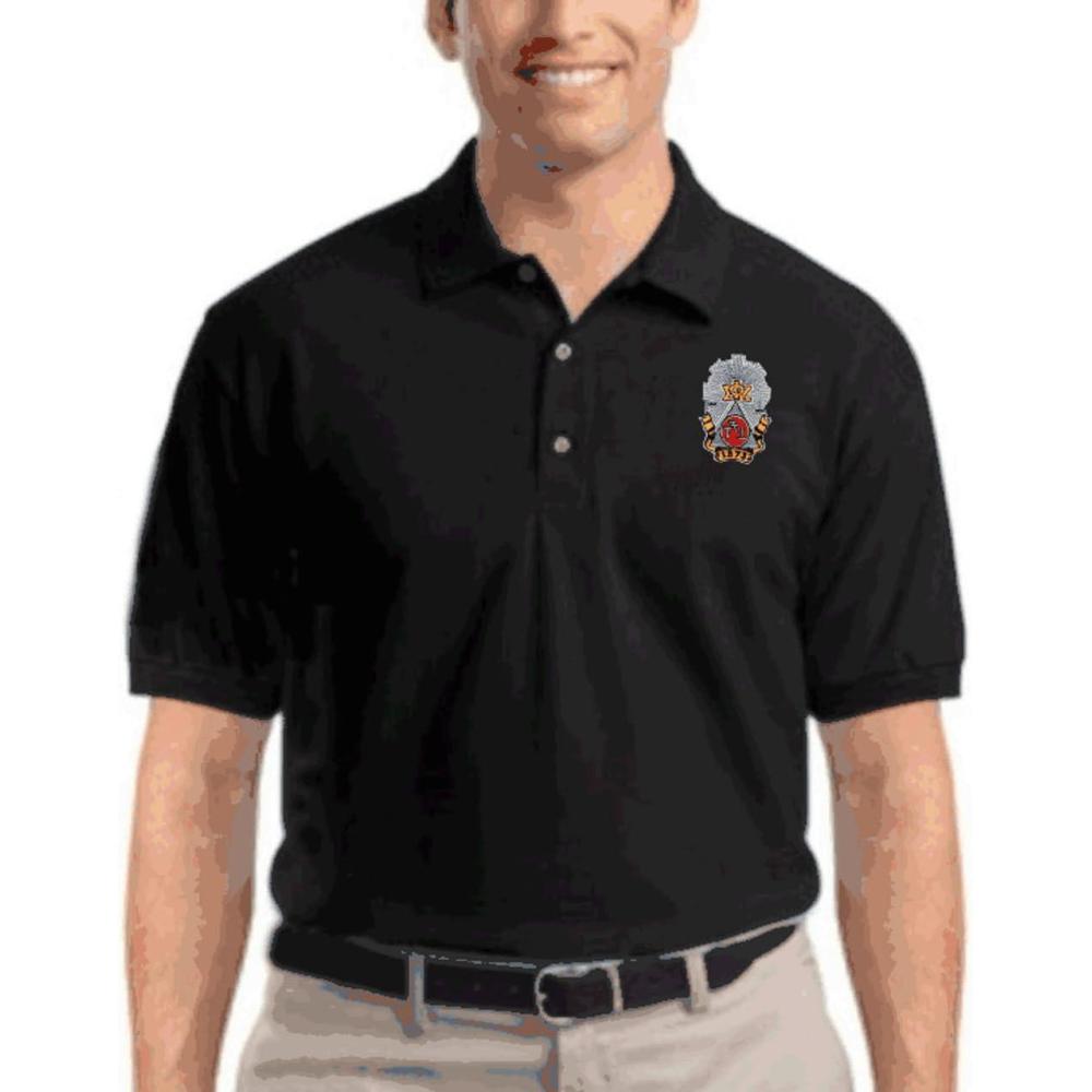 imagePhi Sigma Kappa Emblem PoloBlack