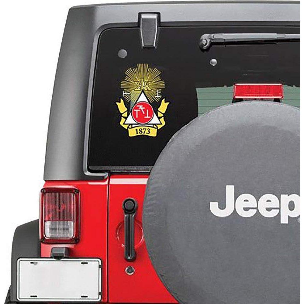 imagePhi Sigma Kappa Large Greek Color Crest Decal Up to 12 Inch Tall