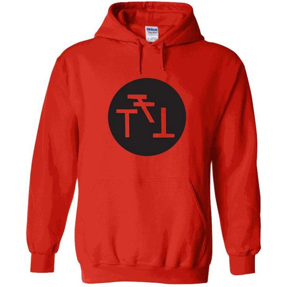 imagePhi Sigma Kappa Logo Hooded SweatshirtRed