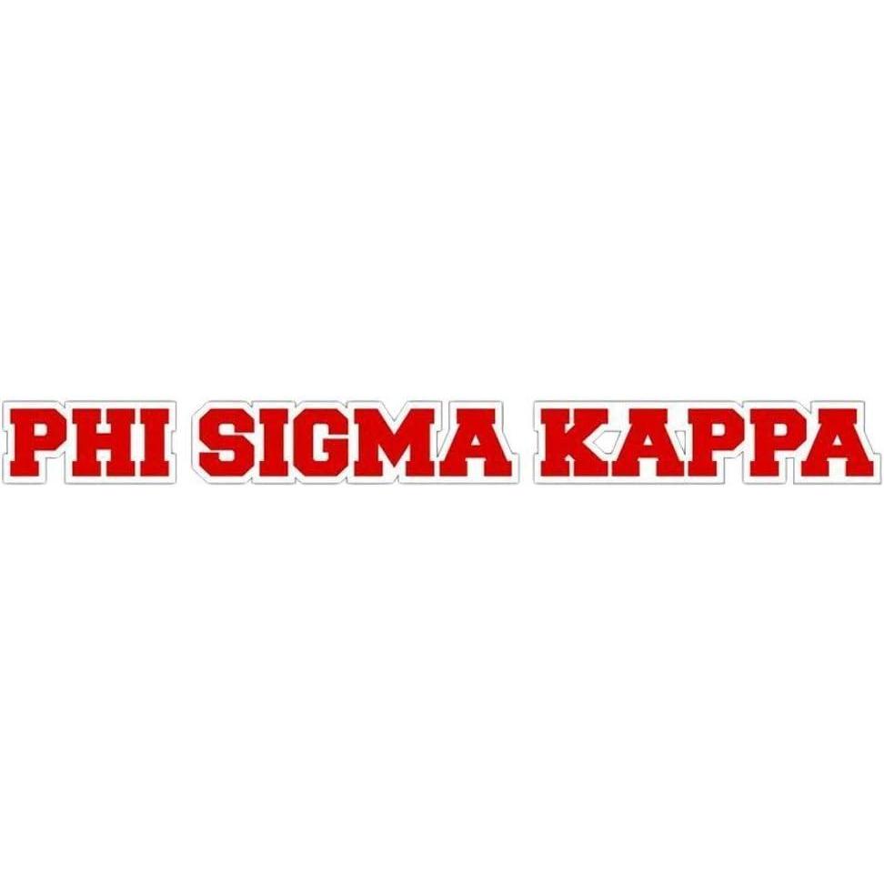 imagePhi Sigma Kappa Long Window Sticker
