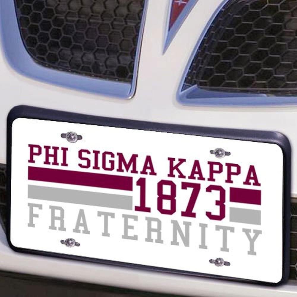 imagePhi Sigma Kappa Year License Plate