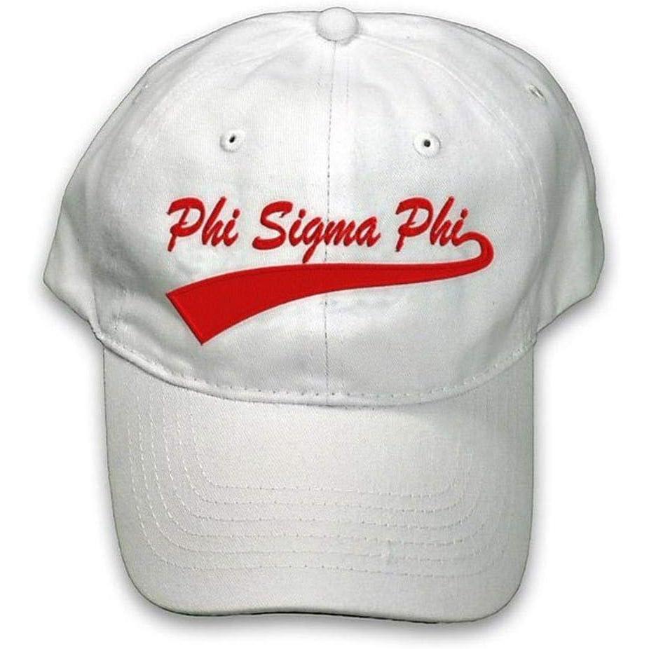imagePhi Sigma Phi New Tail Baseball HatWhite