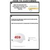 Personalized Phi Sigma Phi Greek Line Hat(White)
