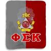 Greekgear Phi Sigma Kappa Two Tone Sherpa Lap Blanket