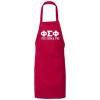 Greekgear Phi Sigma Phi Large Apron Red