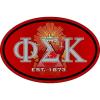 Phi Sigma Kappa Color Oval Decal