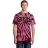 Phi Sigma Kappa Essential Tie-Dye Lettered Tee(Maroon)