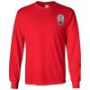 Phi Sigma Kappa Fraternity Crest Longsleeve Tee(Red)