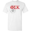 Phi Sigma Kappa Greek Crest T-Shirt(Light Grey)
