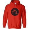 Phi Sigma Kappa Logo Hooded Sweatshirt(Red)