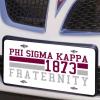 Phi Sigma Kappa Year License Plate
