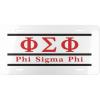 Phi Sigma Phi Lettered Lines License Covers
