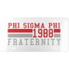 Phi Sigma Phi Year License Plates