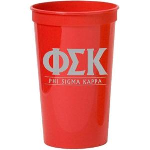 Greekgear Phi Sigma Kappa Big Classic Line Stadium Cup Set of 4