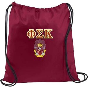 Greekgear Phi Sigma Kappa Crest Shield Cinch Sack