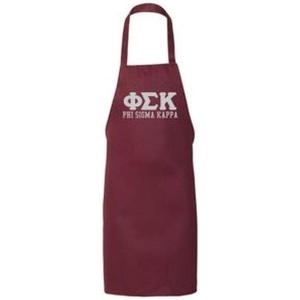 Greekgear Phi Sigma Kappa Large Apron Maroon