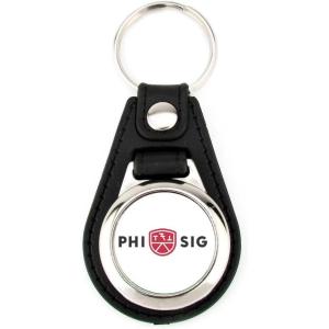 Greekgear Phi Sigma Kappa Leatherette Teardrop Key Chain