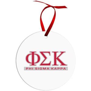Phi Sigma Kappa Classic Circle Ornaments