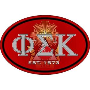 Phi Sigma Kappa Color Oval Decal
