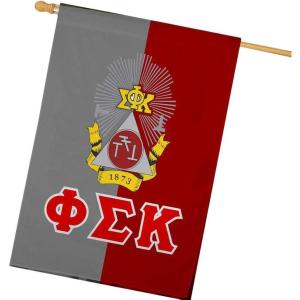 Phi Sigma Kappa Crest House Flag