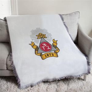 Phi Sigma Kappa Full Color Crest Afghan Blanket Throw
