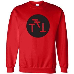Phi Sigma Kappa Logo Crewneck Sweatshirt(Red)
