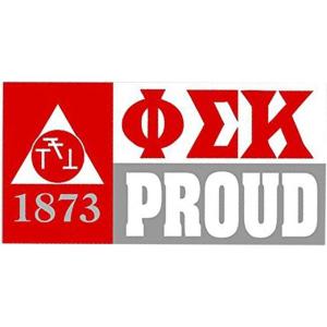 Phi Sigma Kappa Proud Bumper Sticker