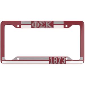 Phi Sigma Kappa Year License Plate Frames