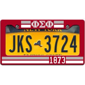 Phi Sigma Phi Year License Plate Frame