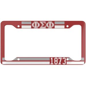 Phi Sigma Phi Year License Plate Frames