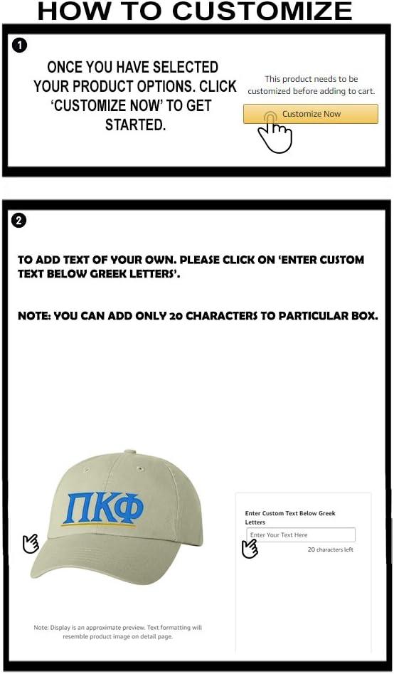 imagePersonalized PI Kappa Phi PI Phi Greek Line HatTan