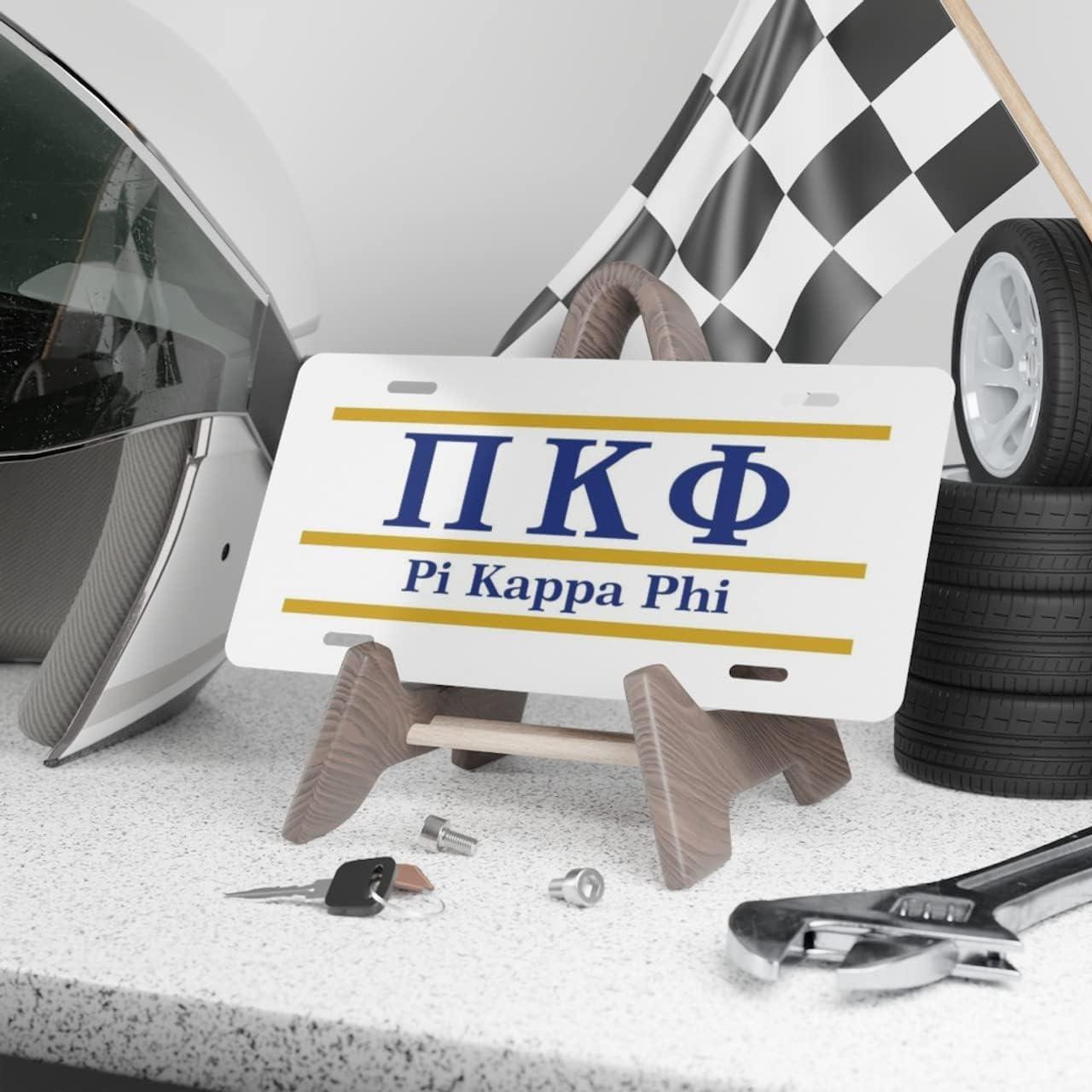 imagePi Kappa Phi PI PHI Lettered Lines License Covers