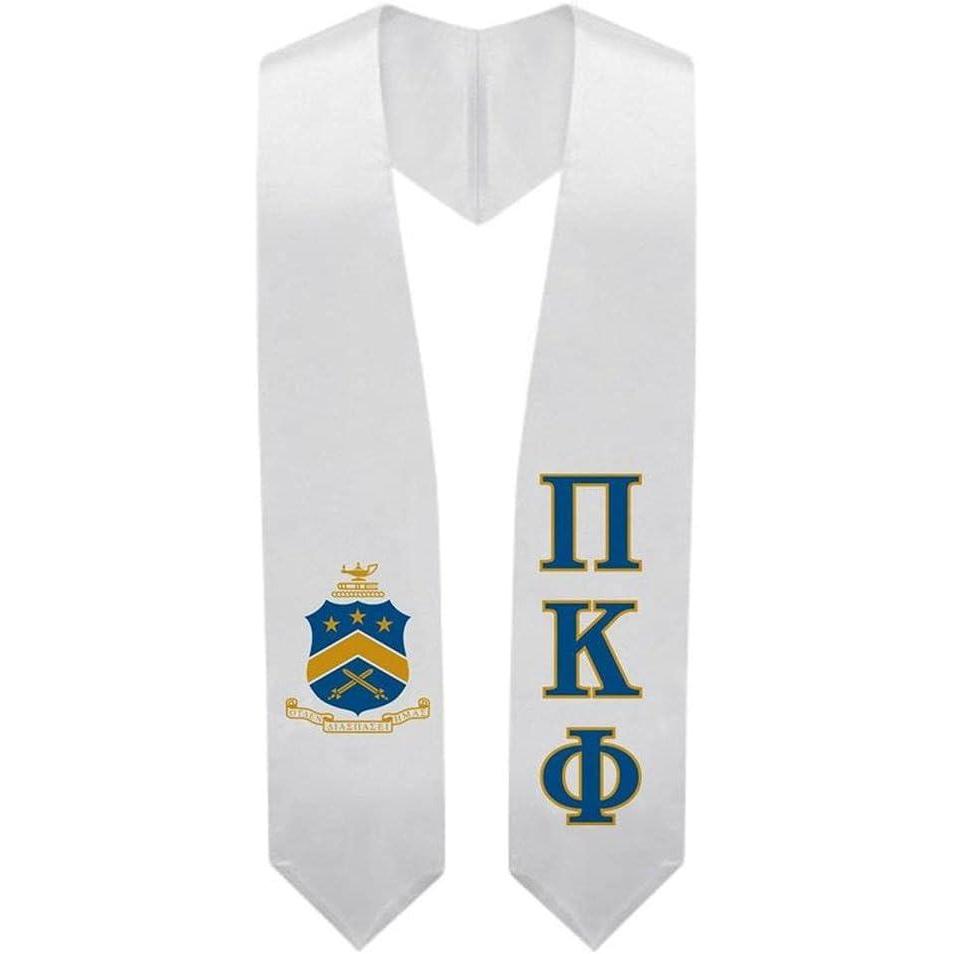 imageGreekgear Pi Kappa Phi PI PHI Super Crest Shield Graduation Stole