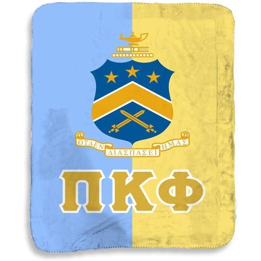 imageGreekgear Pi Kappa Phi PI PHI Two Tone Sherpa Lap Blanket