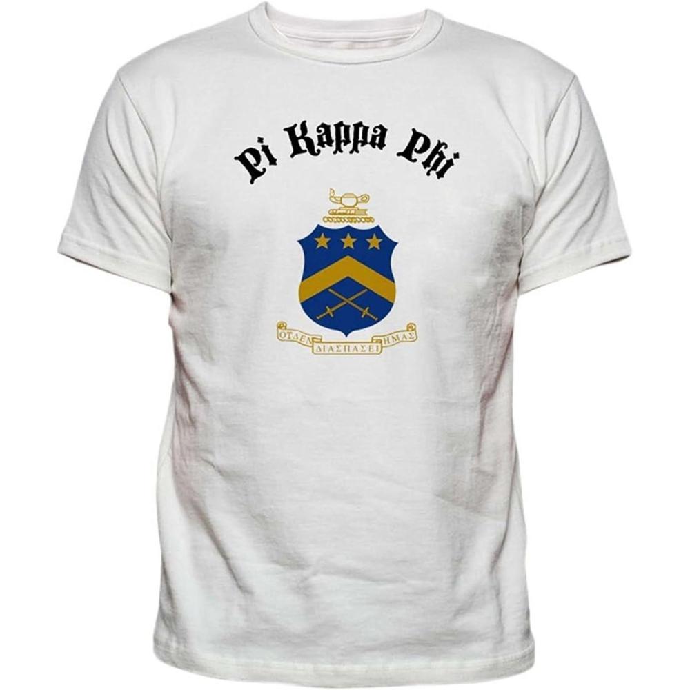 imagePI Kappa Phi PI Phi Vintage Crest TShirtWhite