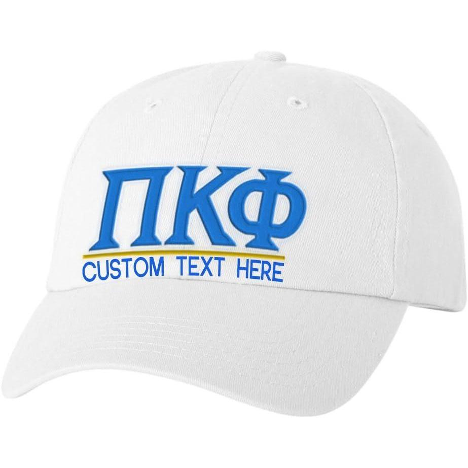 imagePersonalized PI Kappa Phi PI Phi Greek Line HatWhite