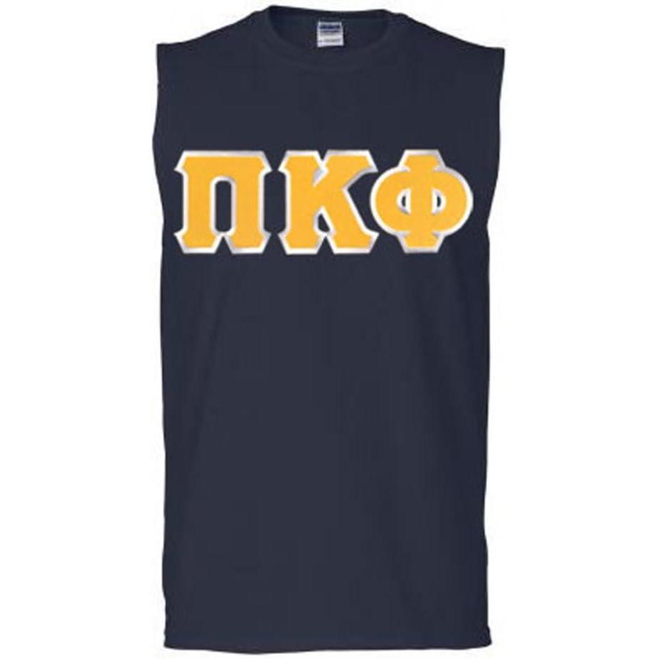 imagePi Kappa Phi Lettered Sleeveless TeeNavy Blue