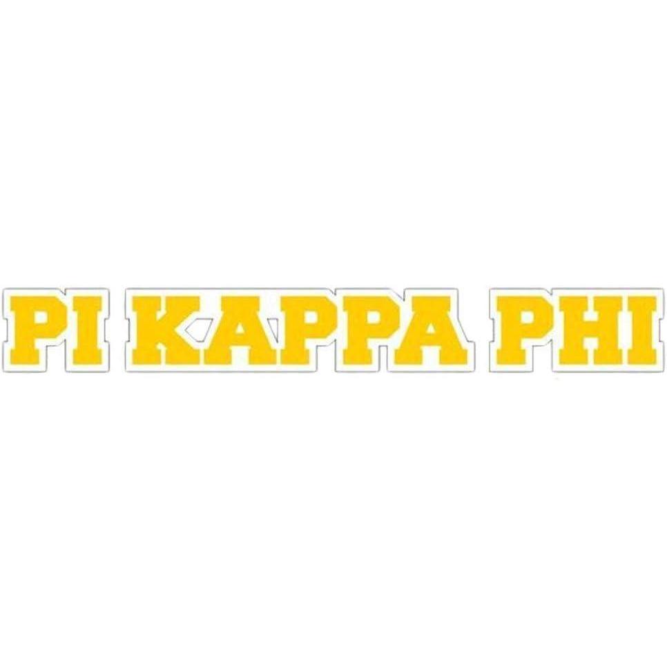 imagePi Kappa Phi PI PHI Long Window Sticker