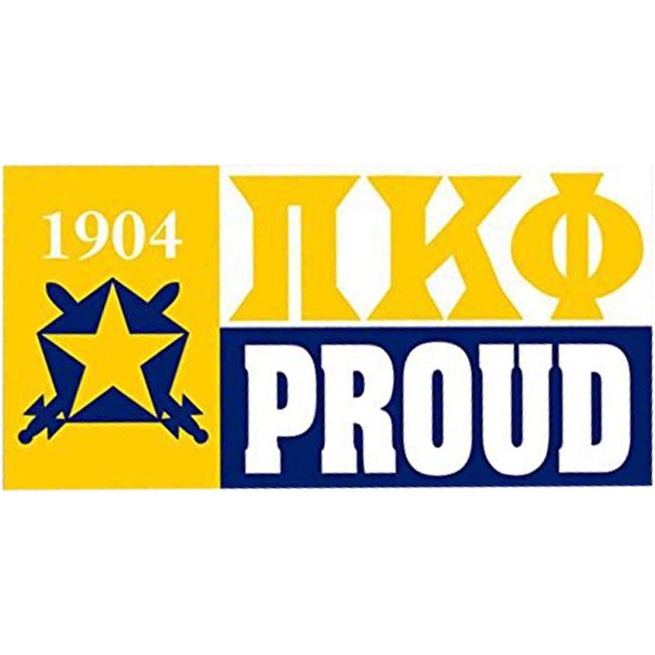 imagePi Kappa Phi PI PHI Proud Bumper Sticker