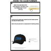Personalized PI Kappa Phi PI Phi Greek Line Hat(Navy Blue)
