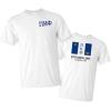 Pi Kappa Phi PI PHI Flag T-Shirt(White)