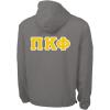 Pi Kappa Phi PI Phi Tackle Twill Lettered Pack N Go Pullover(Grey)